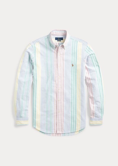 Camisa Polo Ralph Lauren Classic Fit Striped Homem 47291-JYAD